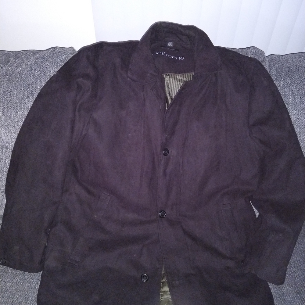 claiborne coat suede soft